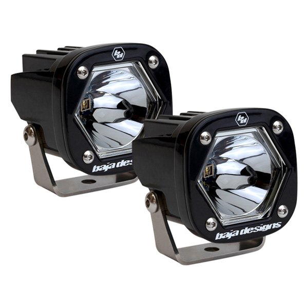 Baja Designs® - S1™ Laser Flush Mount 2.1" 2x15W Square Spot Beam LED Lights