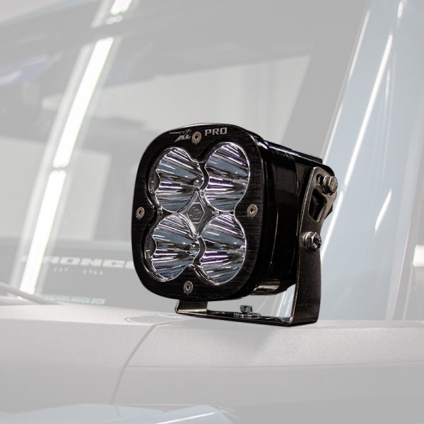 Baja Designs® - A-Pillar XL80™ 4.4" 2x80W Square Driving/Combo Beam LED Light Kit, with Upfitter