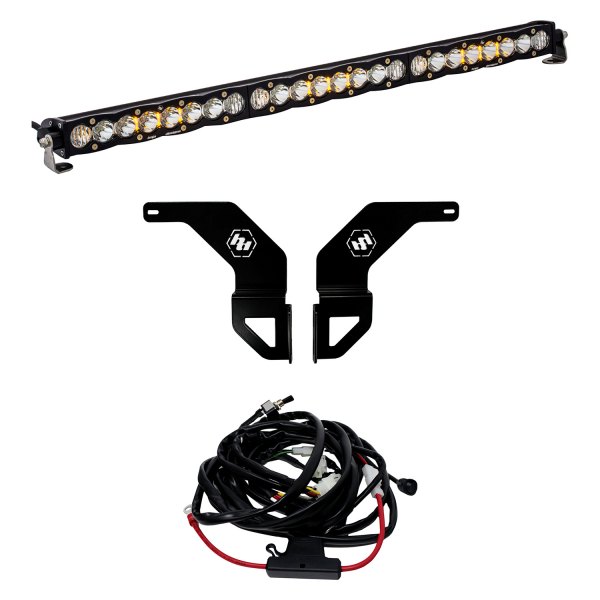 Baja Designs® - Front Bumper S8™ 30" 180W Driving/Combo Beam LED Light Bar Kit, Full Set