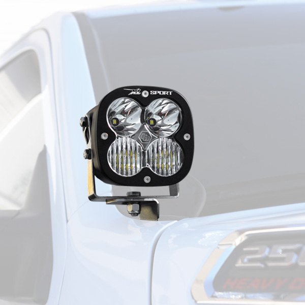 Baja Designs® - A-Pillar XL Pro™ 4.43" 2x40W Square Driving/Combo Beam LED Light Kit