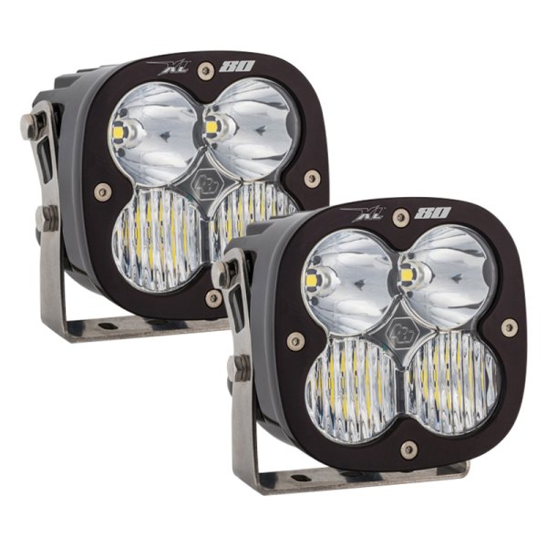 Baja Designs® - A-Pillar XL80™ 4.4" 2x80W Square Driving/Combo Beam LED Light Kit