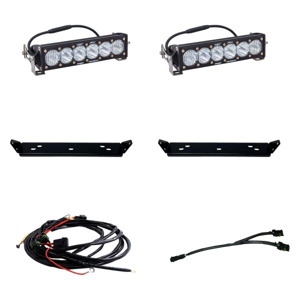 Baja Designs® - Grille OnX6™ 10" 2x108W Driving/Combo Beam LED Light Bar Kit, Full Set