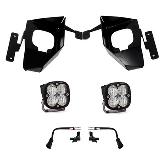 Baja Designs® - Fog Light Location Mounted Squadron Sport™ 3" 2x30W Square Wide Cornering Beam LED Light Kit