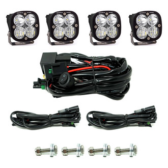 Baja Designs® - Grille Mounted Squadron Sport™ 3" 4x26W Driving/Combo Beam LED Light Kit