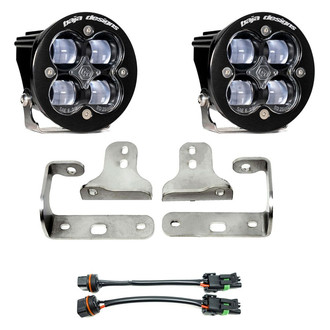 Baja Designs® - Fog Light Location Mounted Squadron-R SAE™ 3.1" 2x22W Round Wide Cornering Beam LED Light Kit