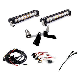 Baja Designs® - Grille Mounted S8™ 10" 2x60W Driving/Combo Beam LED Light Bar Kit, with Amber Backlight