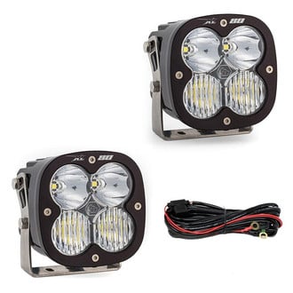 Baja Designs® - Bumper Mounted XL80™ 4.4" 2x80W Square Driving/Combo Beam LED Light Kit