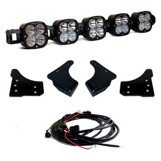 Baja Designs® - Front Bumper Mounted XL Linkable™ 32.99" 130W Dual Row Multi-Pattern Beam LED Light Bar Kit