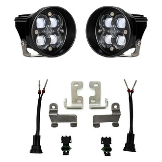 Baja Designs® - Fog Light Location Mounted Squadron-R SAE™ 3.07" 2x29W Round Wide Cornering Beam LED Light Kit