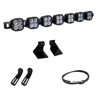 Baja Designs® - Grille Mounted XL Linkable™ 182W Dual Row Multi-Pattern Beam LED Light Bar Kit, with Upfitter