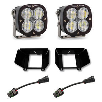 Baja Designs® - Fog Light Location Mounted XL Pro™ 4.43" 2x41W Square Driving/Combo Beam LED Light Kit