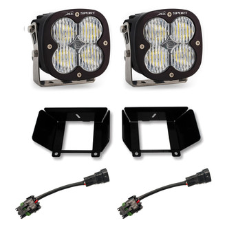 Baja Designs® - Fog Light Location Mounted XL Sport™ 4.43" 2x30W Square Driving/Combo Beam LED Light Kit