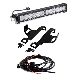 Baja Designs® - Front Bumper Mounted OnX6+™ 20" 216W Driving/Combo Beam LED Light Bar Kit