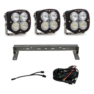 Baja Designs® - Front Bumper Mounted XL Sport™ 4.43" 2x30W Square Driving/Combo Beam LED Light Kit