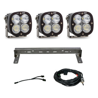 Baja Designs® - Front Bumper Mounted XL80™ 4.4" 2x76W Square Driving/Combo Beam LED Light Kit
