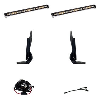 Baja Designs® - Behind Grille Mounted S8™ Double 30" 2x180W Driving/Combo Beam LED Light Bar Kit