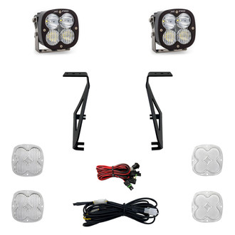Baja Designs® - A-Pillar Mounted XL Pro™ 4.43" 2x40W Square Driving/Combo Beam LED Light Kit
