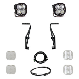 Baja Designs® - A-Pillar Mounted Squadron Sport™ 3" 2x26W Square Driving/Combo Beam LED Light Kit