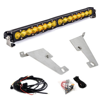 Baja Designs® - Behind Grille Mounted S8™ 20" 120W Driving/Combo Beam Amber LED Light Bar Kit