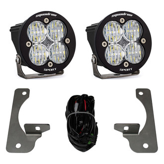 Baja Designs® - Fog Light Location Mounted Squadron-R Sport™ 3.5" 2x30W Round Wide Cornering Beam LED Light Kit