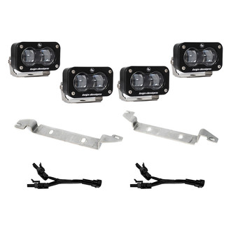 Baja Designs® - Fog Light Location Mounted S2 SAE™ 4x12.5W Rectangular LED Light Kit