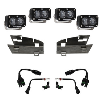 Baja Designs® - Fog Light Location Mounted S2 SAE™ 4x12.5W Rectangular LED Light Kit