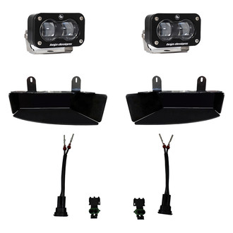 Baja Designs® - Fog Light Location Mounted S2 SAE™ 2x12.5W Rectangular LED Light Kit