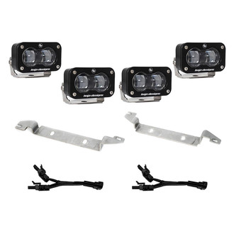 Baja Designs® - Fog Light Location Mounted S2 SAE™ 4x12.5W Rectangular LED Light Kit