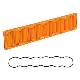 Baja Designs® - 10" Rectangular Amber Plastic Wide Cornering Beam Lens for OnX6™