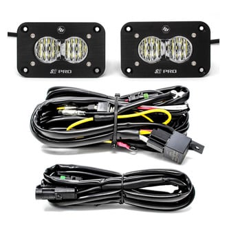 Baja Designs® - S2 Pro™ Backup Flush Mount 3"x2" 2x24W Rectangular LED Lights