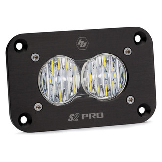 Baja Designs® - S2 Sport™ Flush Mount 3"x2" 12W Rectangular Wide Cornering Beam LED Light