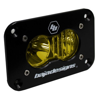 Baja Designs® - S2 Sport™ Flush Mount 3"x2" 12W Rectangular Driving/Combo Beam Amber LED Light
