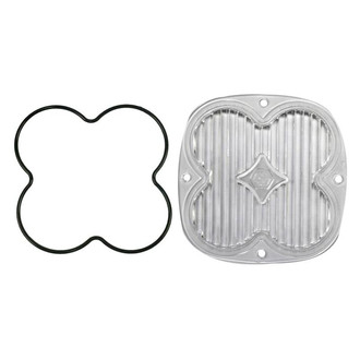Baja Designs® - 4.43" Interchangeable Square Clear Plastic Wide Cornering Beam Lens for XL™
