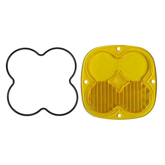 Baja Designs® - 4.43" Interchangeable Square Amber Plastic Driving/Combo Beam Lens for XL™