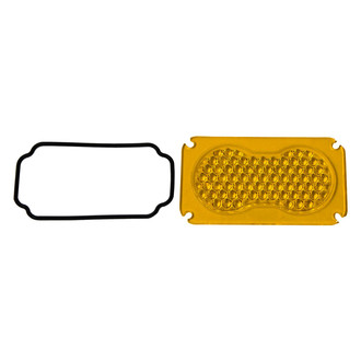 Baja Designs® - 3"x2" Interchangeable Rectangular Amber Plastic Work/Scene Beam Lens for S2™