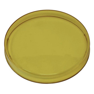Baja Designs® 668009 - 3" Round Amber Plastic Rock Guard for Squadron-R™