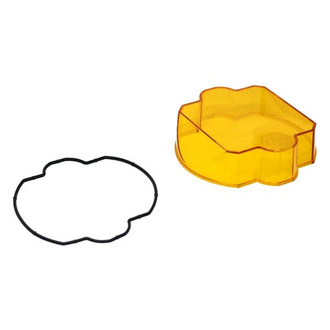 Baja Designs® - Square Amber Plastic Spot Beam Lens for LP9 Series