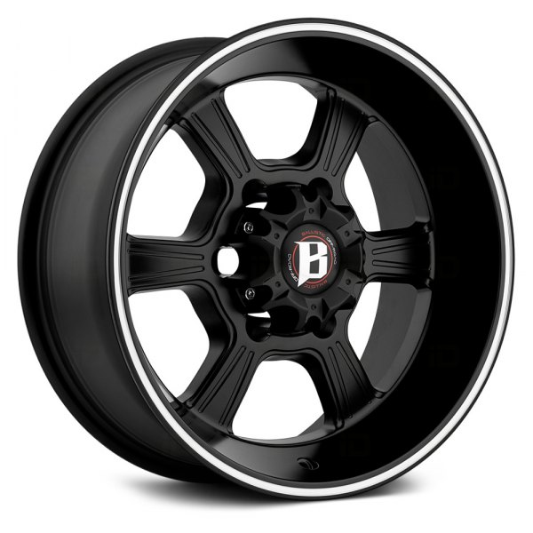 BALLISTIC® - 845 MORAX Flat Black with Machined Stripe