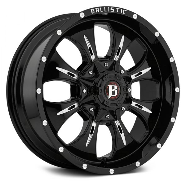 BALLISTIC® - DAGGER Gloss Black with Milled Accents