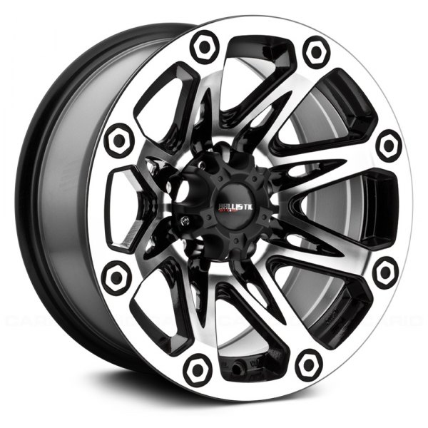 BALLISTIC® - 522 FLASH Gloss Black with Machined Face