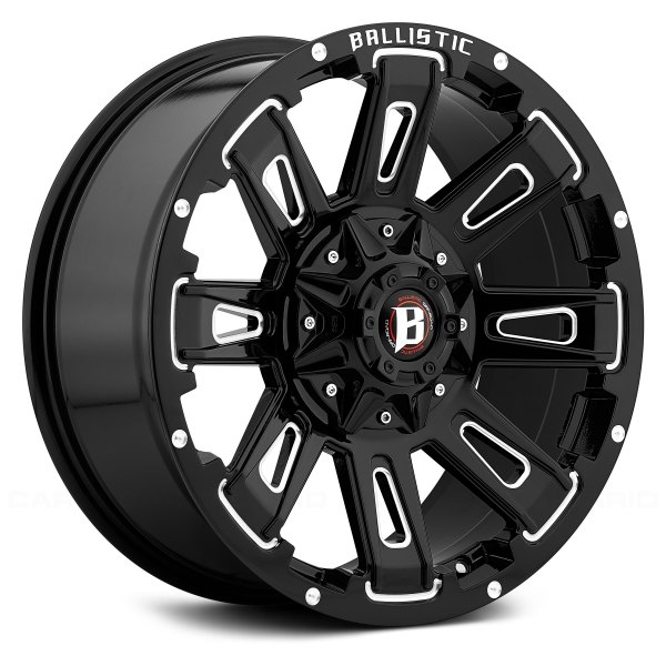 BALLISTIC® - RAVAGE Gloss Black with Milled Accents