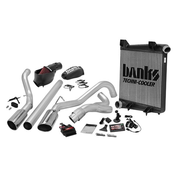 Banks® - Big Hoss™ Turbocharger Intercooler System with Chrome SS Tip