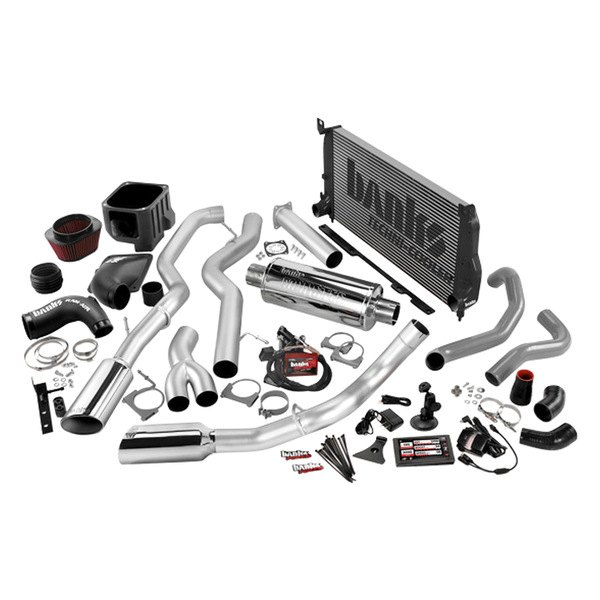 Banks® - Big Hoss™ Turbocharger Intercooler System with Chrome SS Tip