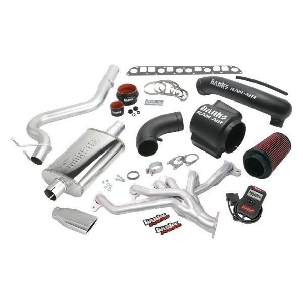 Banks® - PowerPack™ Stainless Steel Full Exhaust System, Jeep Wrangler