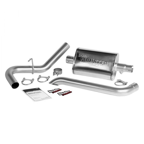 Banks® - Monster™ Stainless Steel Cat-Back Exhaust System, Jeep Cherokee