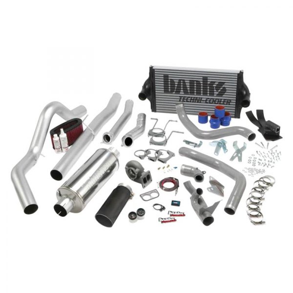 Banks® - PowerPack™ Intercooler System with SS Black Coated Tip