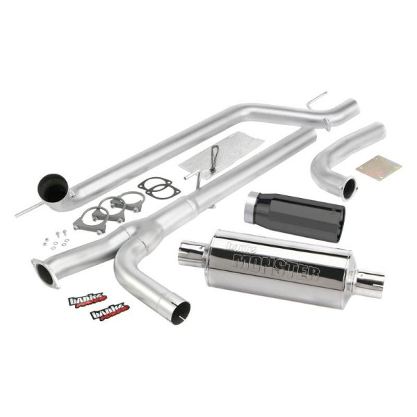 Banks® 48123B Monster™ Stainless Steel CatBack Exhaust System with