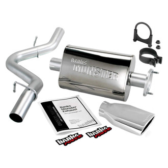 Banks® - Monster™ Stainless Steel Cat-Back Exhaust System with Single Rear Exit