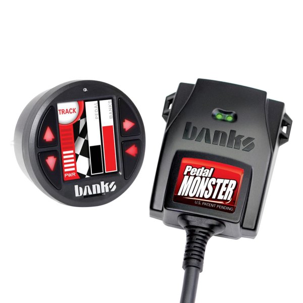 Banks® - PedalMonster™ Throttle Controller with iDash 1.8 Super Gauge™ Monitor