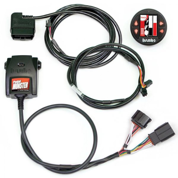 Banks® - PedalMonster™ Throttle Controller with iDash 1.8 Super Gauge Monitor